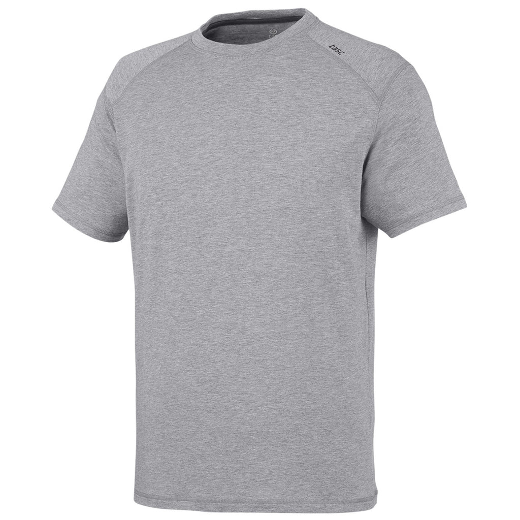 tasc Men's Heather Grey Carrollton Fitness T-Shirt