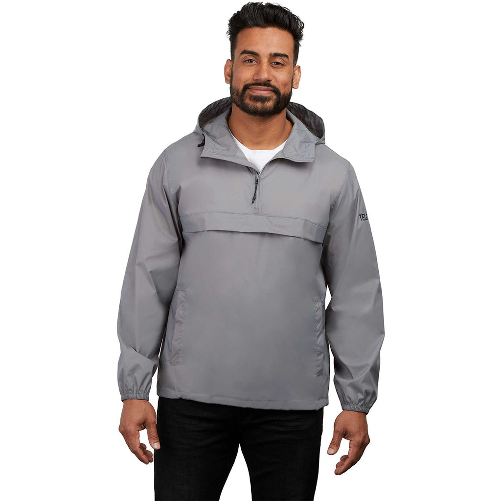 Elevate Unisex Quarry Avas Eco Packable Quarter Zip Anorak Pullover