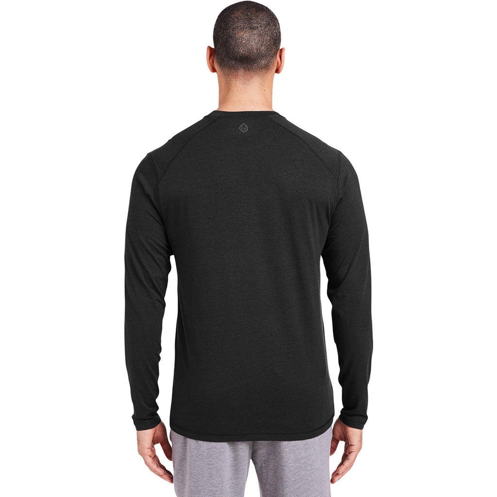 tasc Men's Black Carrollton Fitness Long-Sleeve T-Shirt