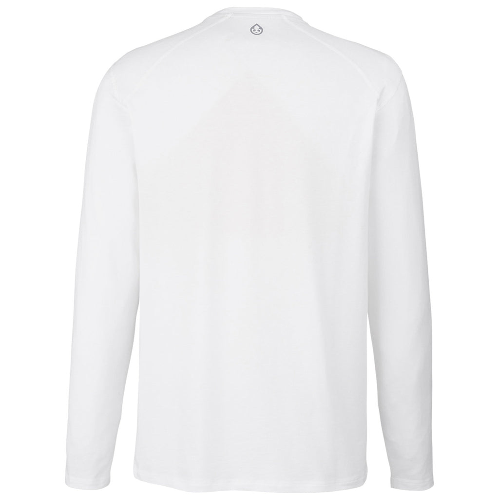 tasc Men's White Carrollton Fitness Long-Sleeve T-Shirt