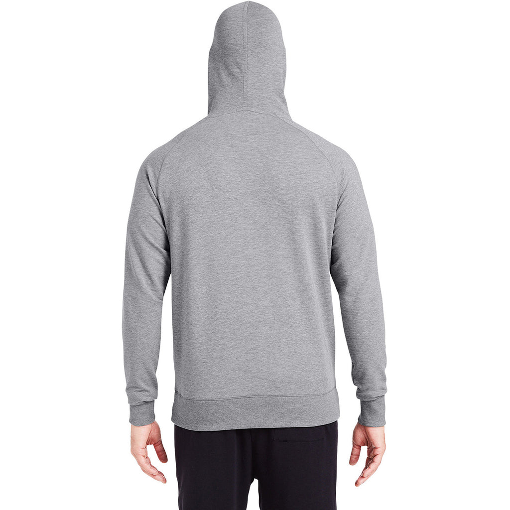 tasc Men's Heather Grey Varsity Hooded Sweatshirt