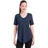 tasc Women's Classic Navy Longline T-Shirt