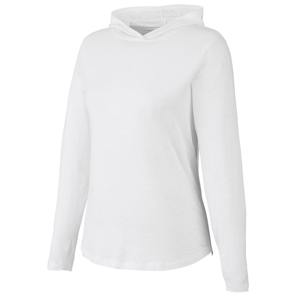 tasc Women's White Recess Hooded Pullover