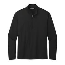 TravisMathew Men's Black Coto Performance 1/4 Zip