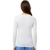 Jaanuu Women's White RegenX Cotton Underscrub Long Sleeve T-Shirt