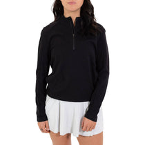 TRUE Women's Black All Day Quarter Zip