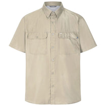 Landway Men's Khaki Short Sleeve Seabright Outdoor Utility Shirt