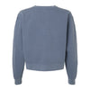 Comfort Colors Women's Blue Jean Garment-Dyed Mid-Length Crewneck Sweatshirt