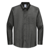Brooks Brothers Men's Deep Black Tall Wrinkle-Free Stretch Nailhead Shirt