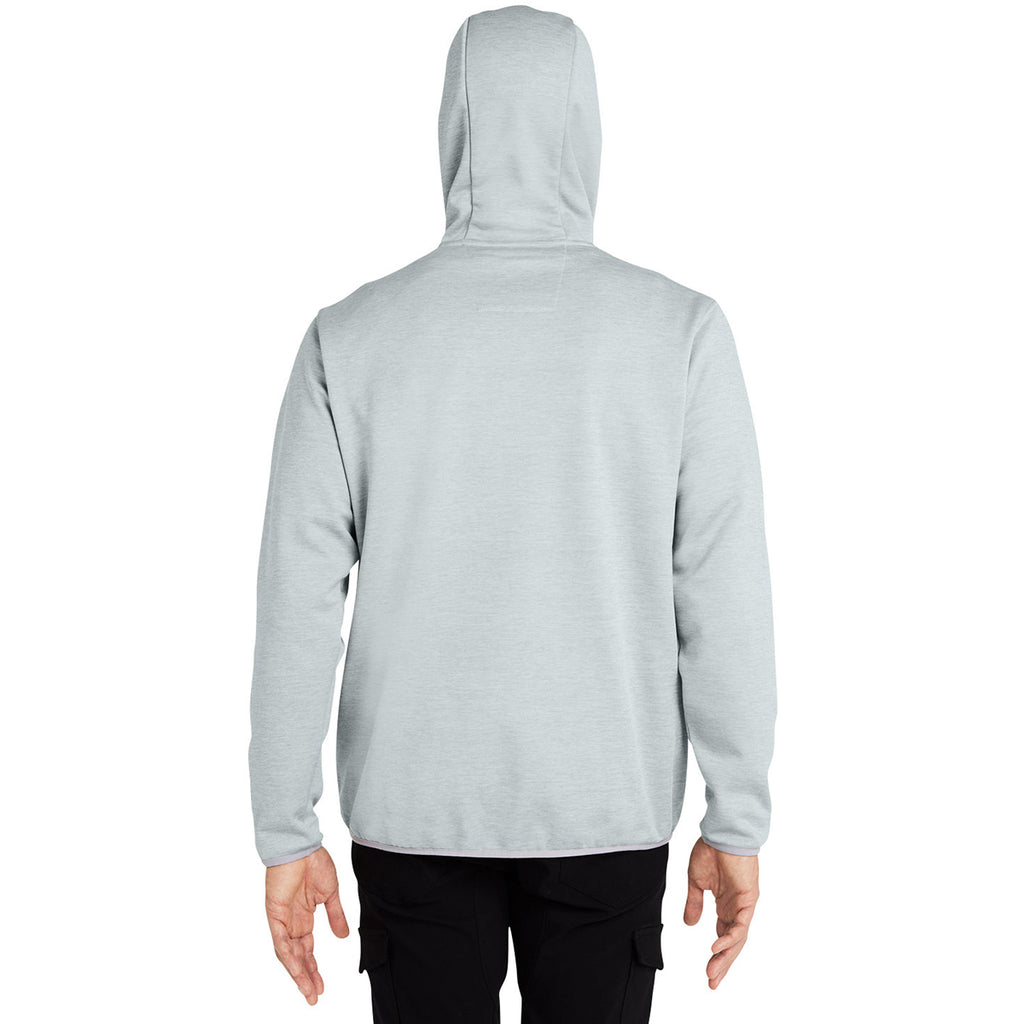 HUK Men's Harbormist Heather Performance Hooded Fleece Pullover