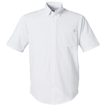 HUK Men's White Kona Solid Short Sleeve Shirt