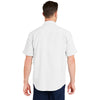 HUK Men's White Tide Point Short Sleeve Shirt