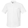 HUK Men's White Tide Point Short Sleeve Shirt