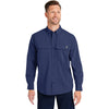 HUK Men's Naval Academy Creekbed Long Sleeve Shirt