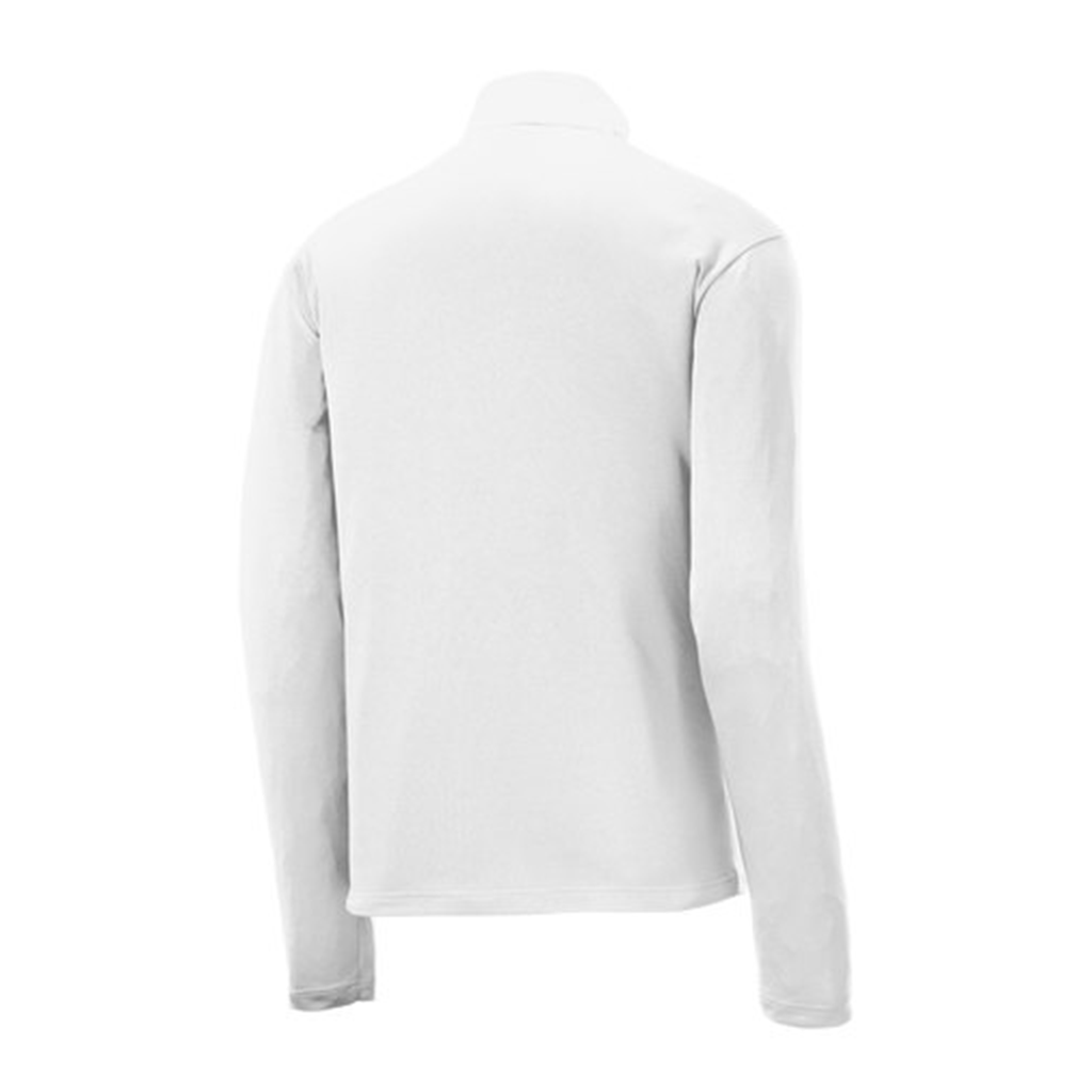 Sport-Tek Men's White PosiCharge Competitor 1/4-Zip Pullover