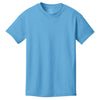 Port & Company Youth Aquatic Blue Core Cotton Tee