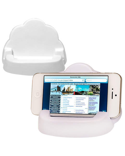 Prime Line White Cloud Shape Phone Stand Stress Ball