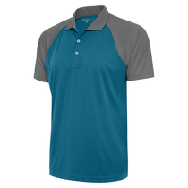 Antigua Men's Teal/Steel Nova Polo