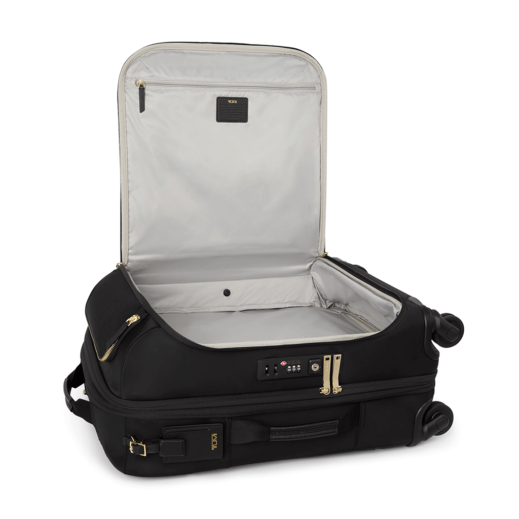 TUMI Black Voyageur Leger Continental Expandable Carry-On