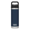 Quick Ship YETI Navy 18 oz. Chug Cap Bottle