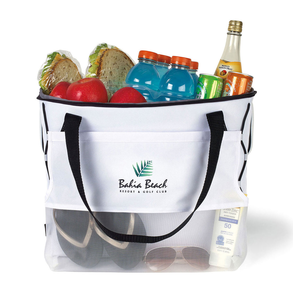 Gemline White Maui Pacific Cooler Tote