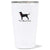 Aviana White Opaque Gloss Peak 16 oz Double Wall Stainless Tumbler