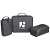 Gemline Black Renew rPET 3 Piece Packing Cube Set