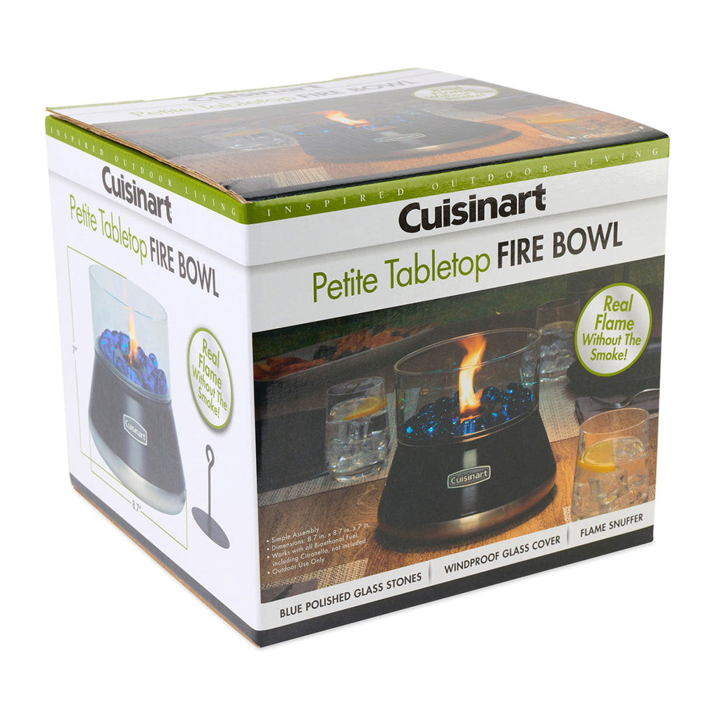 Cuisinart Black Petite Tabletop Fire Bowl