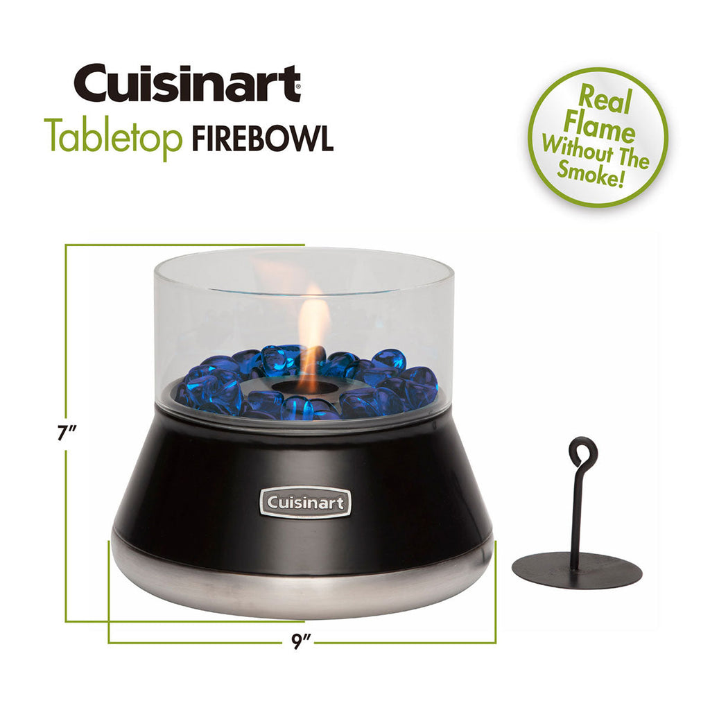 MerchPerks Cuisinart Black Petite Tabletop Fire Bowl