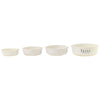 Be Home White Brampton Nested Stoneware Measuring Cups