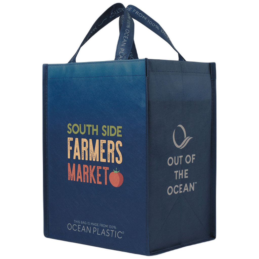 Out of the Ocean Dark Navy Reusable Lunch Shopper