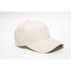 Pacific Headwear Khaki Velcro Adjustable Brushed Twill Cap