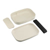 Ekobo Off White Rectangular Bento Box