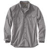 Carhartt Men's Asphalt Force Ridgefield Solid LS Shirt