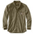 Carhartt Men's Burnt Olive Force Ridgefield Solid LS Shirt