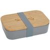 Leed's Grey Bamboo Fiber Lunch Box with Cutting Board Lid