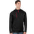 Antigua Men's Black/Dark Red Genereation Quarter Zip Up