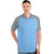 Antigua Men's Columbia Blue/Steel Nova Polo