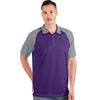 Antigua Men's Dark Purple/Steel Nova Polo