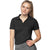 Antigua Women's Black Avalon Polo