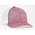 Pacific Headwear Maroon Heather Snapback Trucker Cap