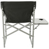 Leeds Black Director's Chair (300lb Capacity) with Side Table