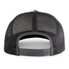 Pacific Headwear Elements Black Tip/Light Charcoal Elements Aqua Camp Trucker Snapback Cap