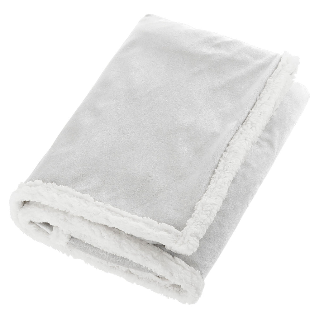 Field & Co. Grey 100% Recycled PET Sherpa Blanket