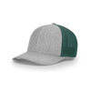 Richardson Heather Grey/Dark Green Mesh Back Split Trucker R-Flex Hat