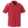 Landway Men's Red Medalist Moisture Wicking Polo