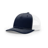 Richardson Navy/White Mesh Back Five Panel Trucker Hat