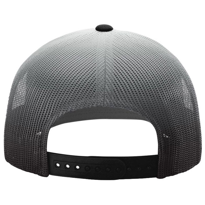 Richardson Black/White Fade Printed Mesh Trucker Hat