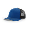 Richardson Royal/Black Mesh Back Split Trucker Hat