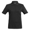 Landway Women's Black Club Moisture Wicking Polo